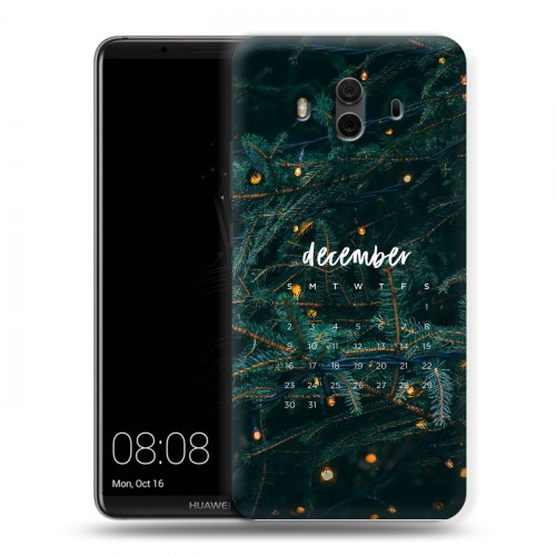 Дизайнерский пластиковый чехол для Huawei Mate 10 Christmas 2020