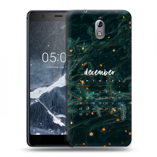 Дизайнерский пластиковый чехол для Nokia 3.1 Christmas 2020