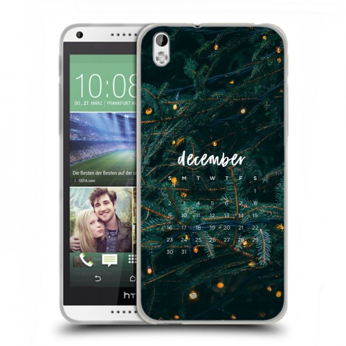 Дизайнерский пластиковый чехол для HTC Desire 816 Christmas 2020