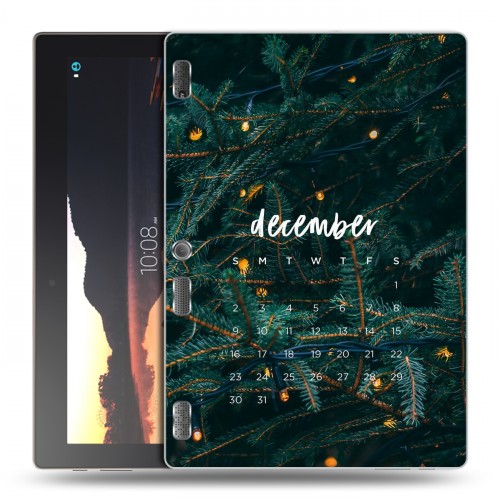 Дизайнерский силиконовый чехол для Lenovo Tab 2 A10 Christmas 2020