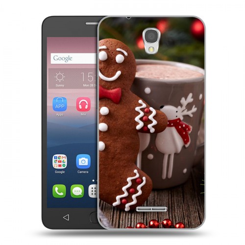 Дизайнерский силиконовый чехол для Alcatel Pop 4 Christmas 2020