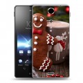 Дизайнерский пластиковый чехол для Sony Xperia TX Christmas 2020