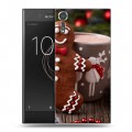 Дизайнерский пластиковый чехол для Sony Xperia XZs Christmas 2020