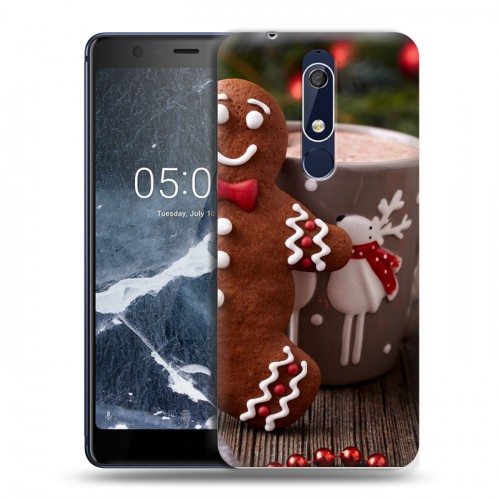 Дизайнерский пластиковый чехол для Nokia 5.1 Christmas 2020