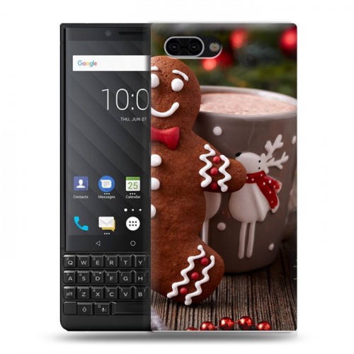 Дизайнерский пластиковый чехол для BlackBerry KEY2 Christmas 2020