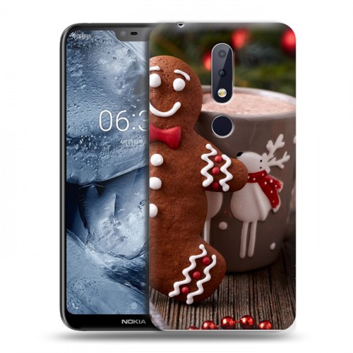 Дизайнерский пластиковый чехол для Nokia 6.1 Plus Christmas 2020