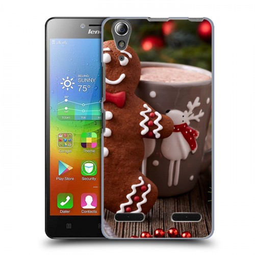 Дизайнерский пластиковый чехол для Lenovo A6000 Christmas 2020