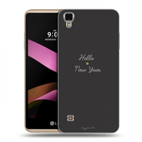 Дизайнерский пластиковый чехол для LG X Style Christmas 2020