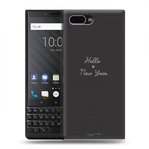 Дизайнерский пластиковый чехол для BlackBerry KEY2 Christmas 2020