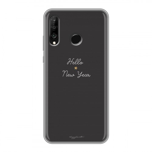 Дизайнерский силиконовый чехол для Huawei P30 Lite Christmas 2020