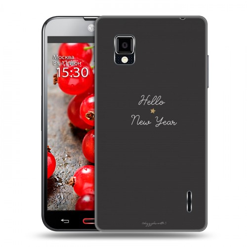 Дизайнерский пластиковый чехол для LG Optimus G Christmas 2020