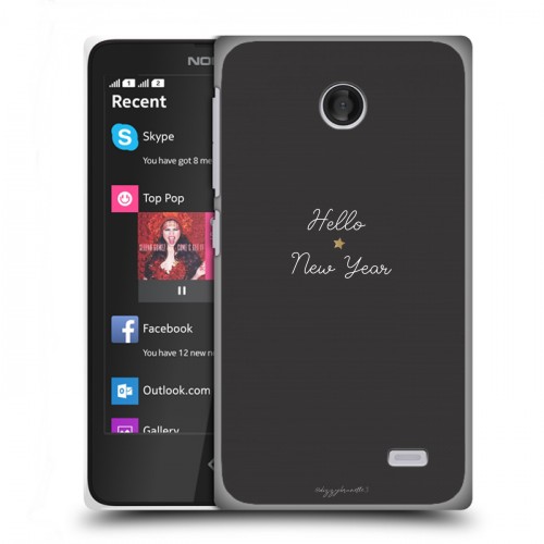 Дизайнерский пластиковый чехол для Nokia X Christmas 2020