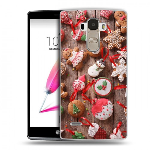 Дизайнерский пластиковый чехол для LG G4 Stylus Christmas 2020