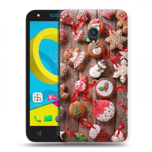 Дизайнерский пластиковый чехол для Alcatel U5 Christmas 2020