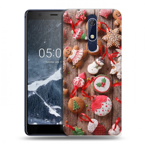 Дизайнерский пластиковый чехол для Nokia 5.1 Christmas 2020