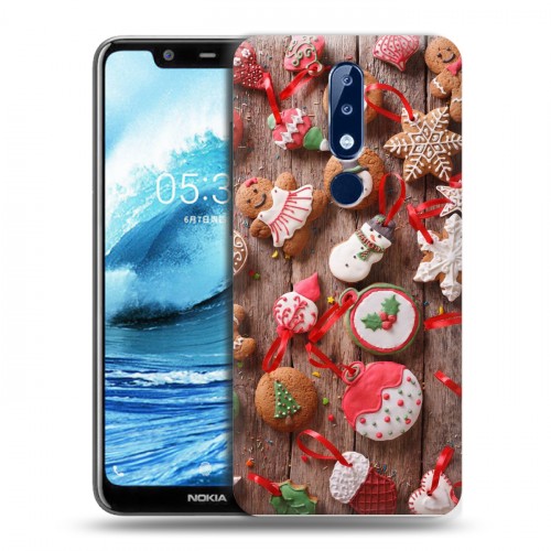 Дизайнерский пластиковый чехол для Nokia 5.1 Plus Christmas 2020