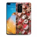 Дизайнерский пластиковый чехол для Huawei P40 Christmas 2020