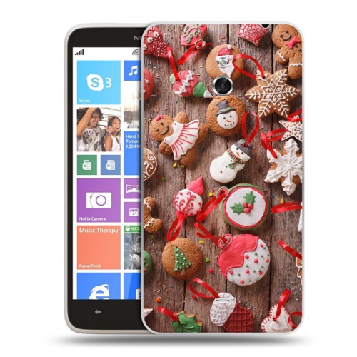 Дизайнерский пластиковый чехол для Nokia Lumia 1320 Christmas 2020