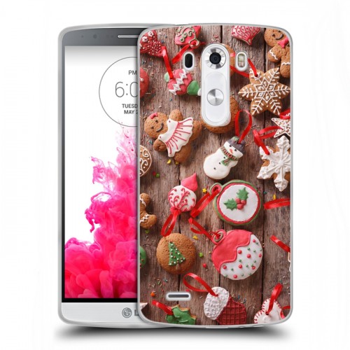 Дизайнерский пластиковый чехол для LG G3 (Dual-LTE) Christmas 2020