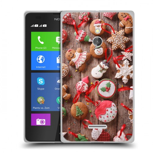 Дизайнерский силиконовый чехол для Nokia XL Christmas 2020