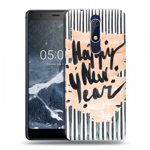 Дизайнерский пластиковый чехол для Nokia 5.1 Christmas 2020