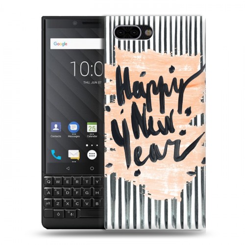 Дизайнерский пластиковый чехол для BlackBerry KEY2 Christmas 2020