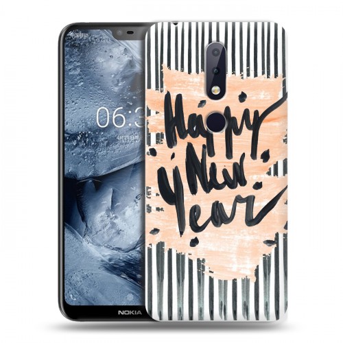 Дизайнерский пластиковый чехол для Nokia 6.1 Plus Christmas 2020