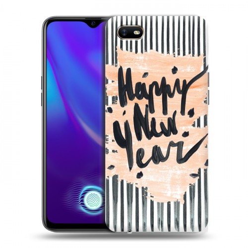 Дизайнерский пластиковый чехол для OPPO A1k Christmas 2020