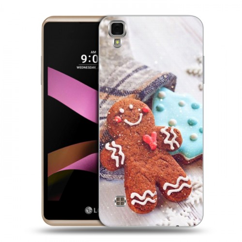 Дизайнерский пластиковый чехол для LG X Style Christmas 2020