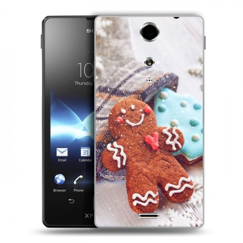 Дизайнерский пластиковый чехол для Sony Xperia TX Christmas 2020