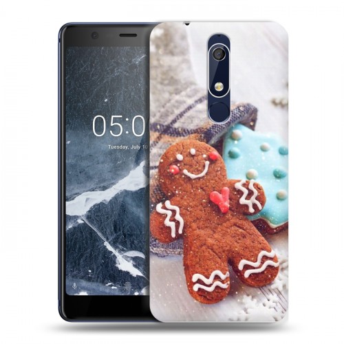 Дизайнерский пластиковый чехол для Nokia 5.1 Christmas 2020