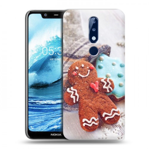 Дизайнерский силиконовый чехол для Nokia 5.1 Plus Christmas 2020