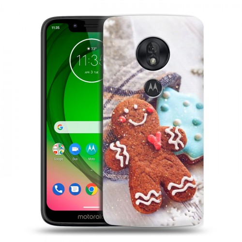 Дизайнерский пластиковый чехол для Motorola Moto G7 Play Christmas 2020