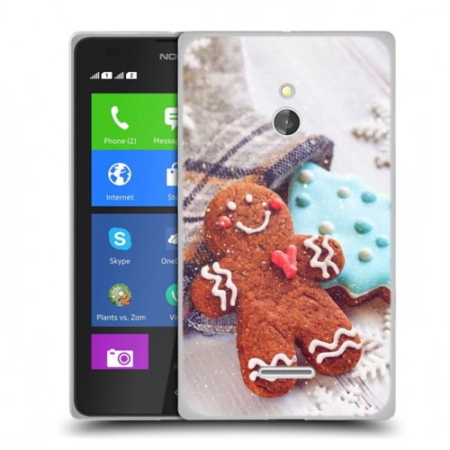 Дизайнерский силиконовый чехол для Nokia XL Christmas 2020