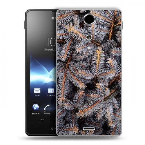 Дизайнерский пластиковый чехол для Sony Xperia TX Christmas 2020