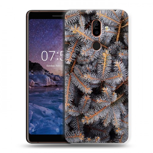 Дизайнерский пластиковый чехол для Nokia 7 Plus Christmas 2020