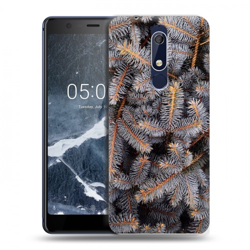 Дизайнерский пластиковый чехол для Nokia 5.1 Christmas 2020