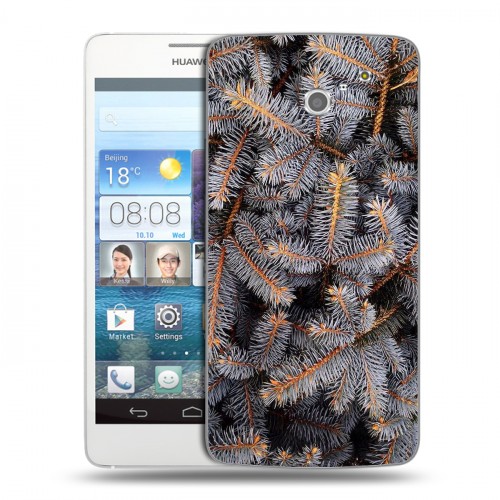 Дизайнерский пластиковый чехол для Huawei Ascend D2 Christmas 2020