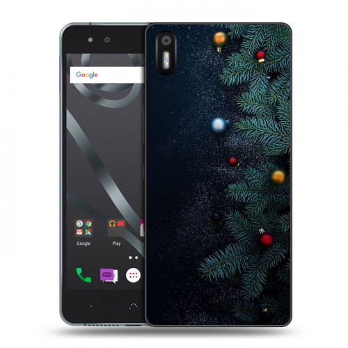 Дизайнерский пластиковый чехол для BQ Aquaris X5 Christmas 2020