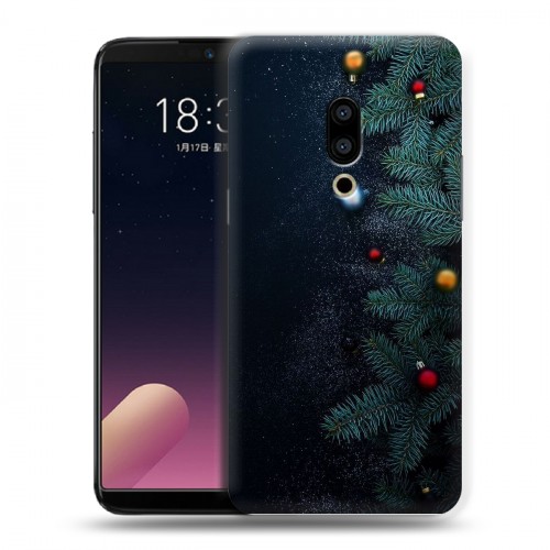 Дизайнерский пластиковый чехол для Meizu 15 Plus Christmas 2020