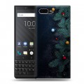 Дизайнерский пластиковый чехол для BlackBerry KEY2 Christmas 2020