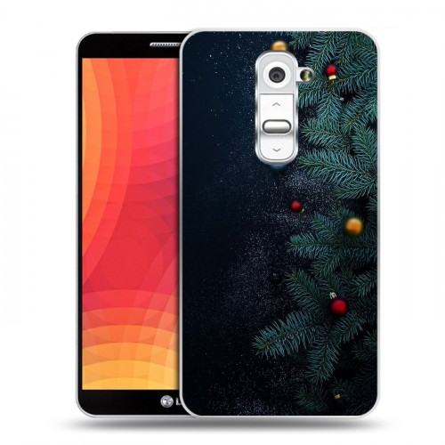 Дизайнерский пластиковый чехол для LG Optimus G2 Christmas 2020