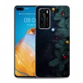 Дизайнерский пластиковый чехол для Huawei P40 Christmas 2020