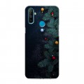 Дизайнерский силиконовый чехол для Realme C3 Christmas 2020