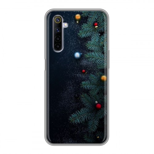 Дизайнерский силиконовый чехол для Realme 6 Christmas 2020