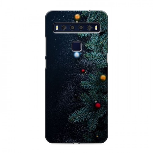 Дизайнерский пластиковый чехол для TCL 10L Christmas 2020