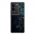 Дизайнерский силиконовый с усиленными углами чехол для Vivo V29 Christmas 2020