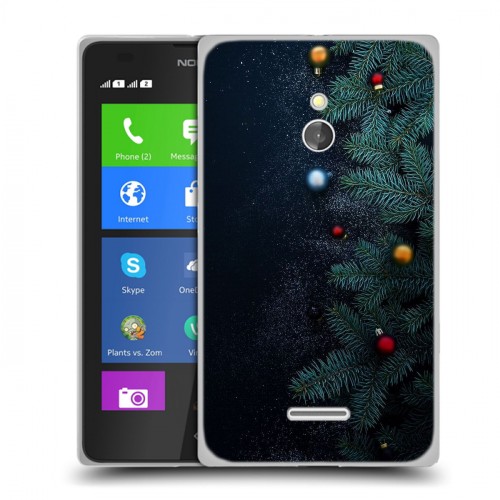 Дизайнерский силиконовый чехол для Nokia XL Christmas 2020