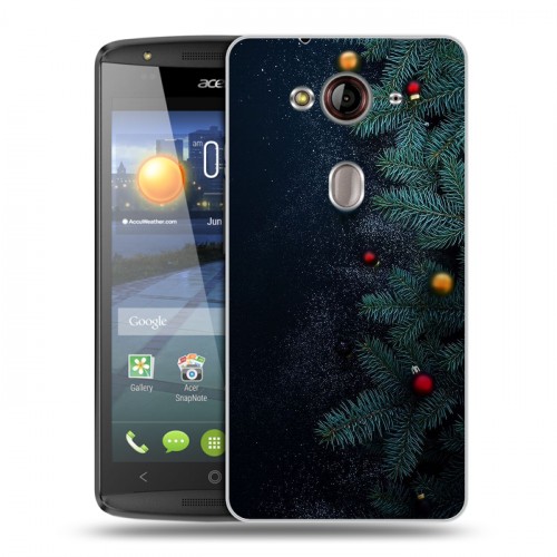 Дизайнерский пластиковый чехол для Acer Liquid E3 Christmas 2020