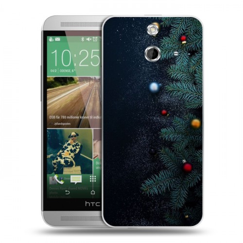 Дизайнерский пластиковый чехол для HTC One E8 Christmas 2020